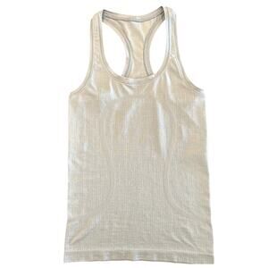 Lululemon Swiftly Tech Racerback Tank Top, Light Gray Women's size 2